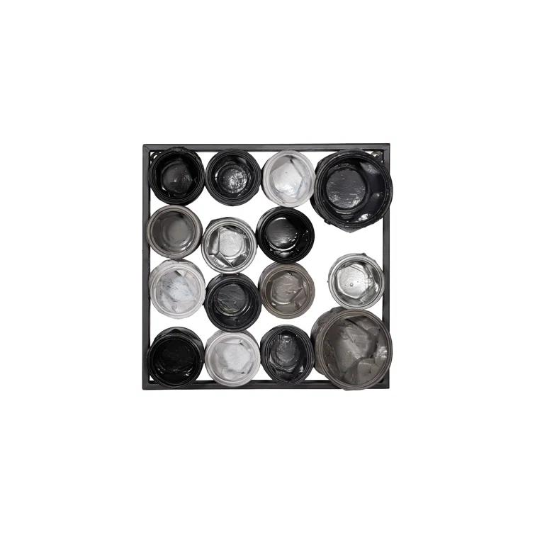 Phillips Collection Paint Can Wall Art, Square, Mixed Neutrals, Assorted SM