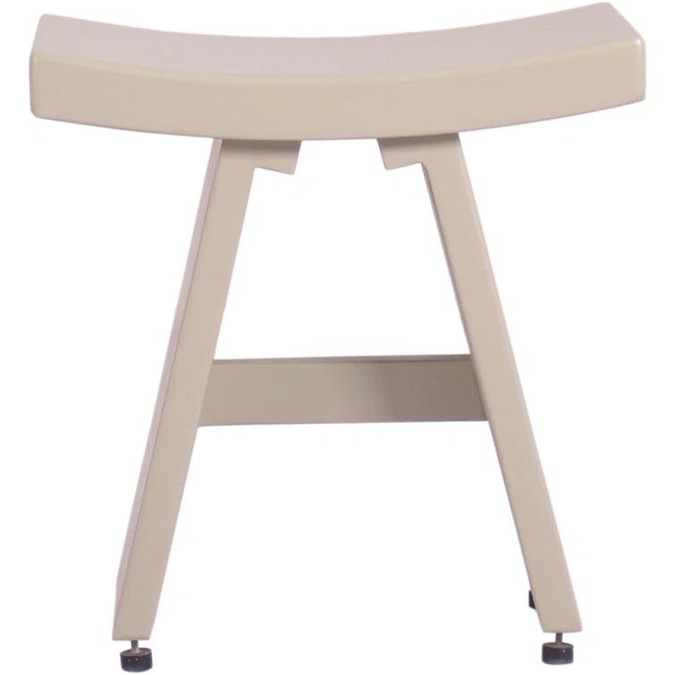 Aqua Teak 18" Asia Decorative Wood Bench