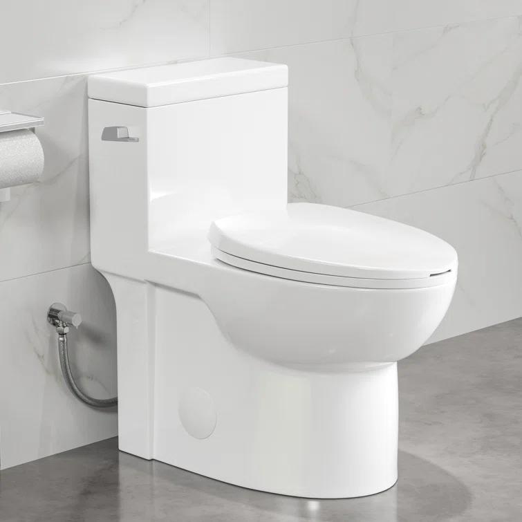 Denbigh Chair Height Elongated Comfort Height One-Piece Toilet (Seat Included)
