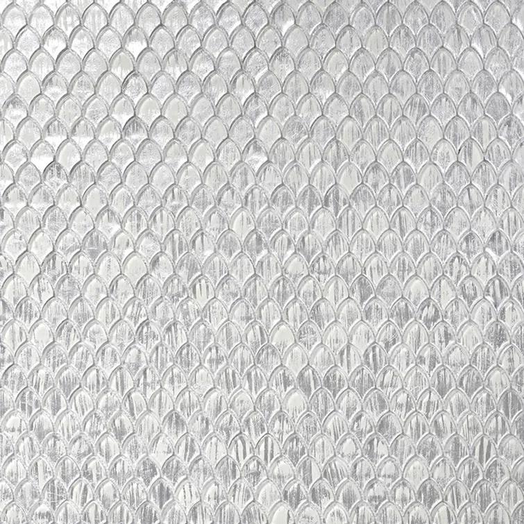Majeste 0.5" x 2" Glass Fish Scale Mosaic Wall & Floor Tile