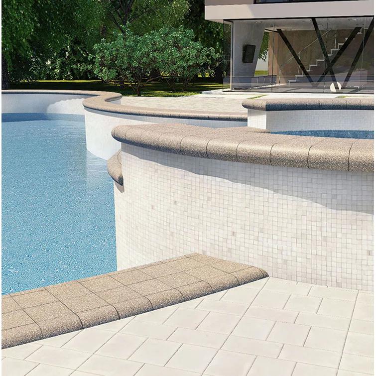 Skosh 0.6" x 0.6" Glass Grid Mosaic Wall & Floor Tile
