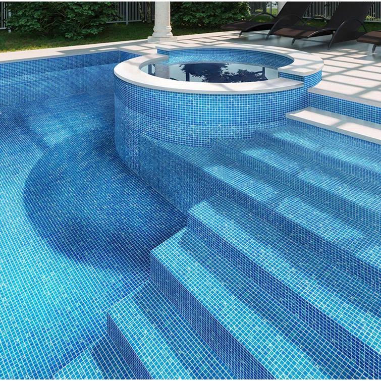 Celestial 0.8" x 0.8" Glass Grid Mosaic Wall & Floor Tile