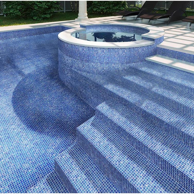 Celestial 0.8" x 0.8" Glass Grid Mosaic Wall & Floor Tile