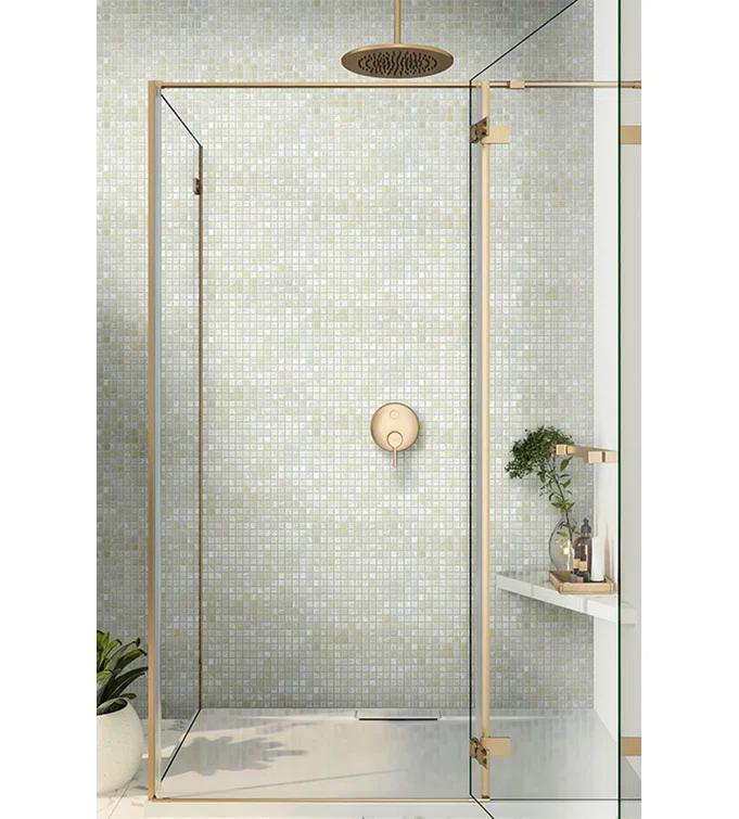 Celestial 0.8" x 0.8" Glass Grid Mosaic Wall & Floor Tile