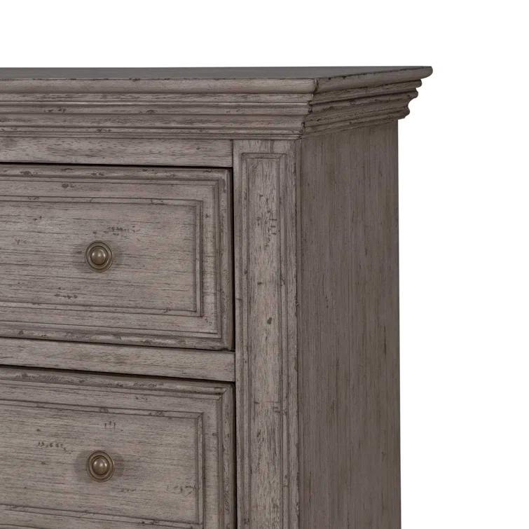 Temple Cloud Panel Bed, Dresser & Mirror, Chest, Night Stand