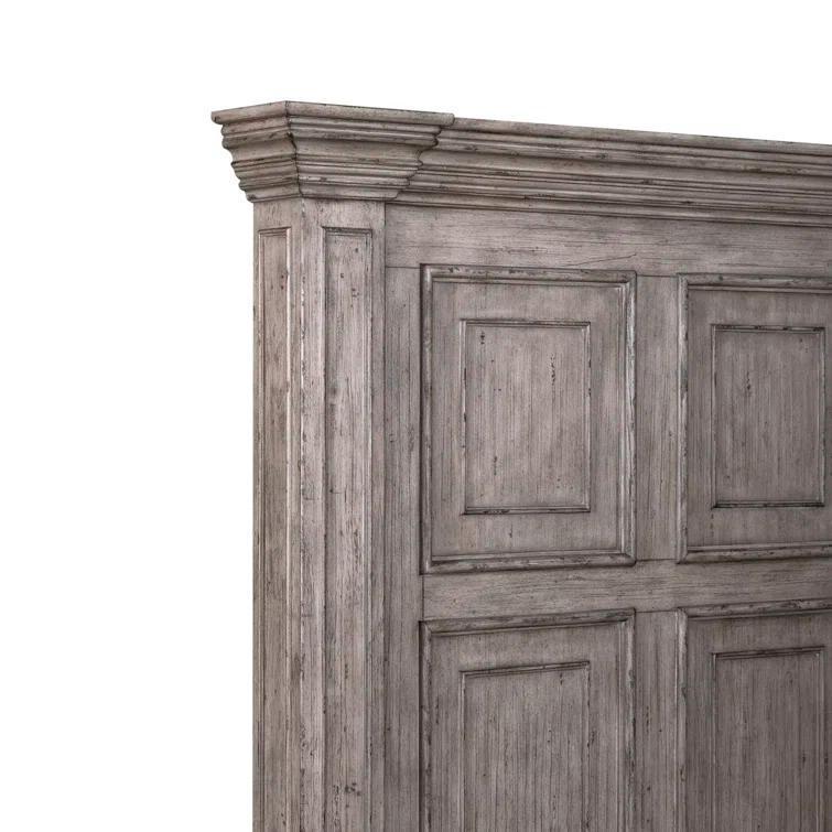 Temple Cloud Panel Bed, Dresser & Mirror