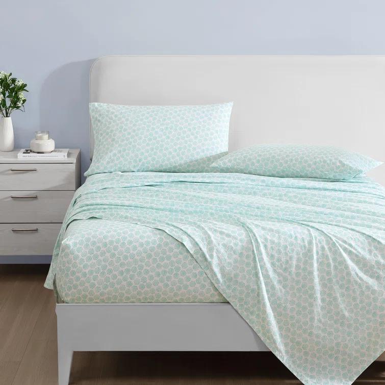 Laura Ashley Laura Ashley Printed Cotton Percale Sheet Set