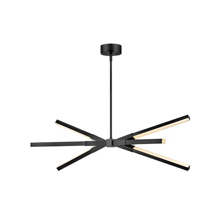Fredrick Ramond Rae 39" Integrated LED Hanging Linear Pendant Light