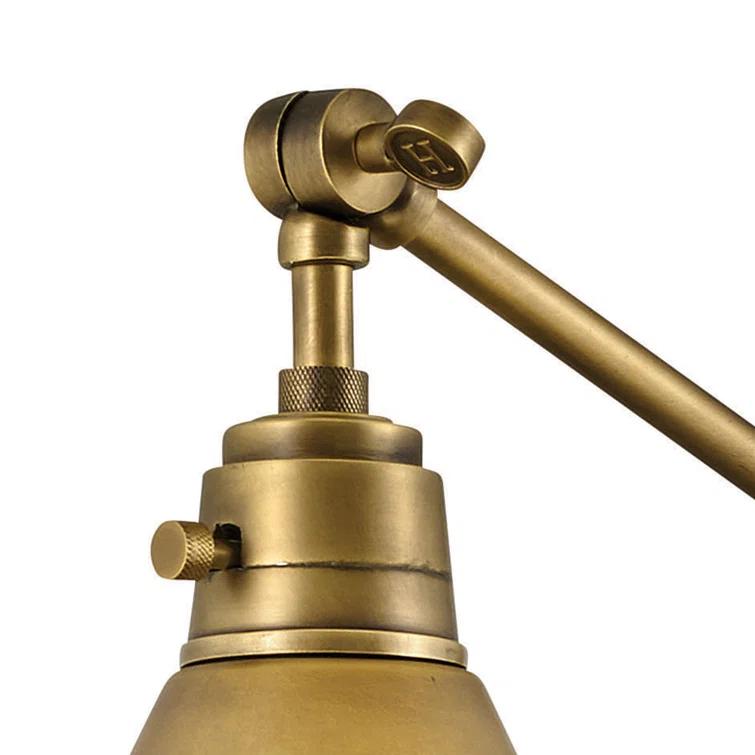 Lennon Plug-In Task Sconce - Brass