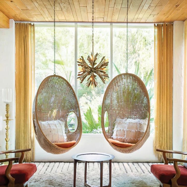 Vida 22" Thirteen-Light Modern Orb Hanging Chandelier w/ Crystal Accents