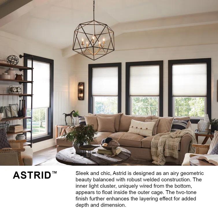 Hinkley Astrid 11-Light Geometric Multi-Tier Chandelier Pendant