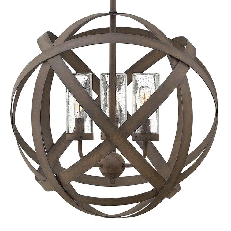 Hinkley Lighting 29703VI-LL Outdoor Pendant Vintage Iron Metal Carson