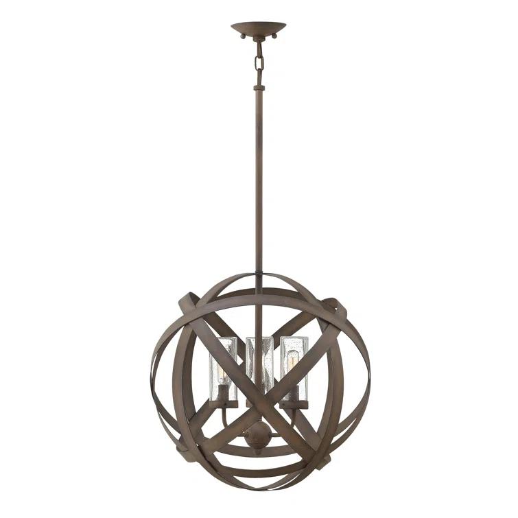 Hinkley Lighting 29703VI-LL Outdoor Pendant Vintage Iron Metal Carson