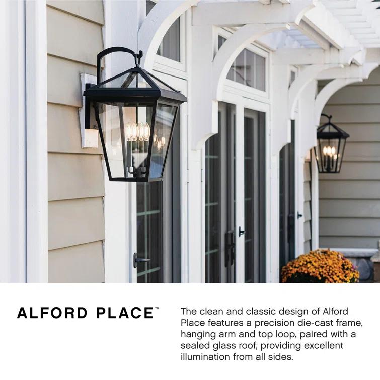 Alford Place 4-Light Outdoor 12v Chandelier w/ LEDs Included