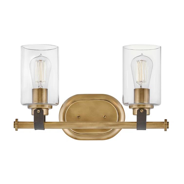 Hinkley Lighting - Two Light Vanity - Halstead - 2 Light Bath Vanity-Heritage