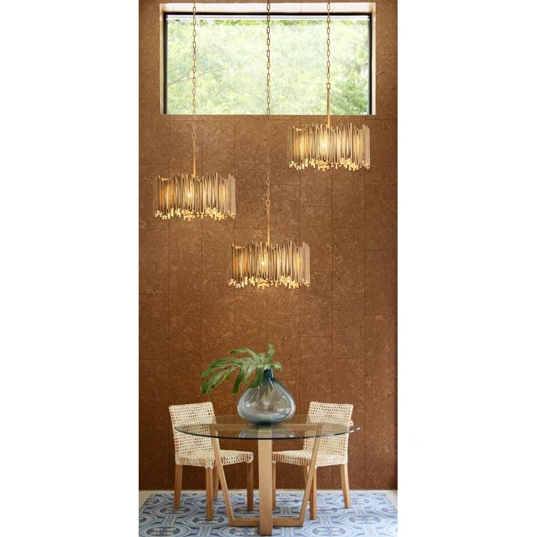Hinkley Roca 20" Three-Light Hand-Painted Modern Chandelier by Lisa McDennon
