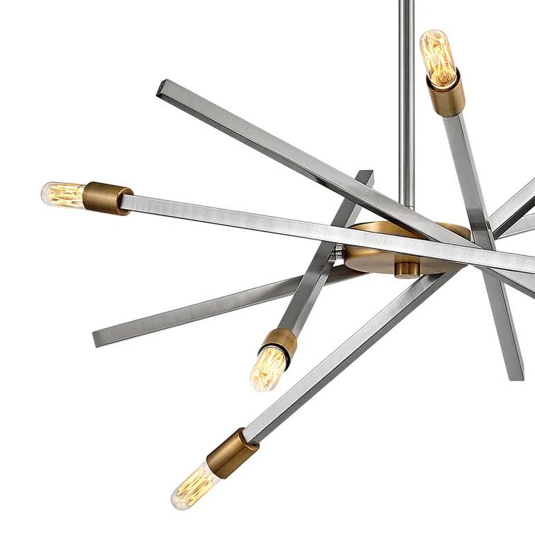Archer 6-Light Sputnik Articulating Single Tier Chandelier