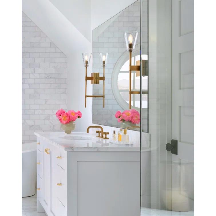 Hinkley Auden Large Single Light Bath Vanity