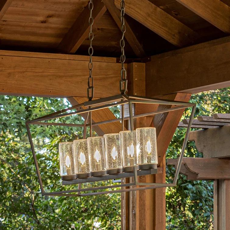 Alford Place 6-Light Outdoor 12v Chandelier w/ LEDs Included