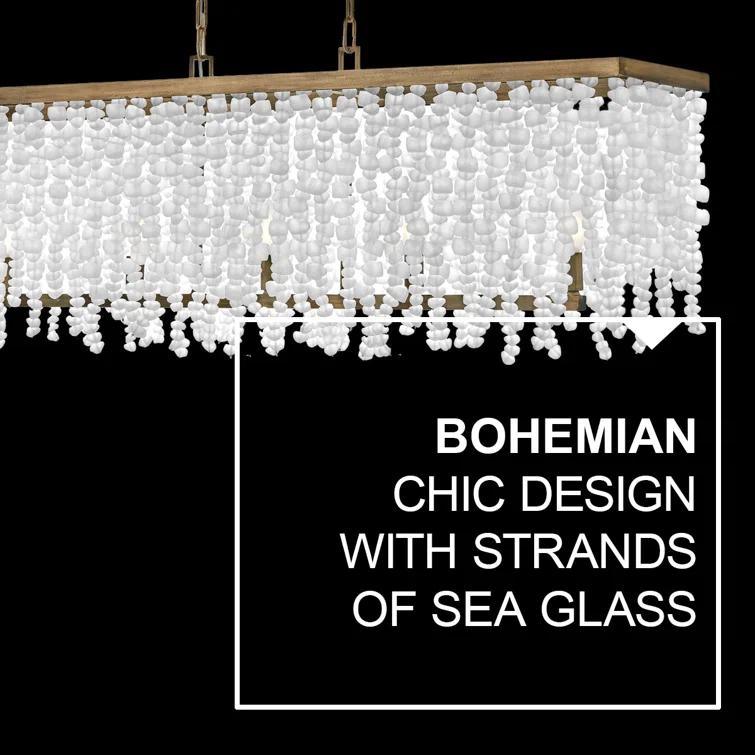 Dune 5 - Light Fabric Geometric Chandelier