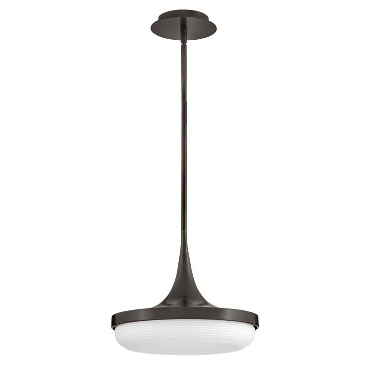 Elsa Integrated LED Convertible Pendant w/ Cased Opal Glass