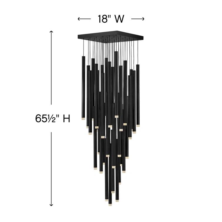 Harmony 36-Light Adjustable Modern Pendant w/ Integrated LED