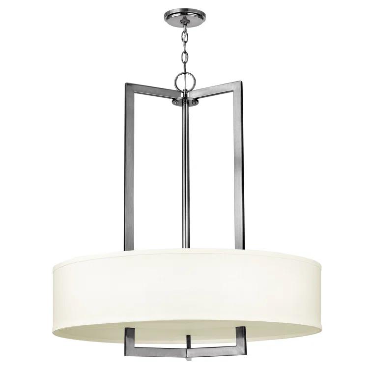 Hampton 3 - Light Unique / Statement Drum Pendant