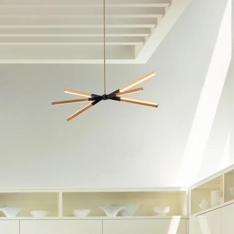 Rae 39" Integrated LED Hanging Linear Pendant Light