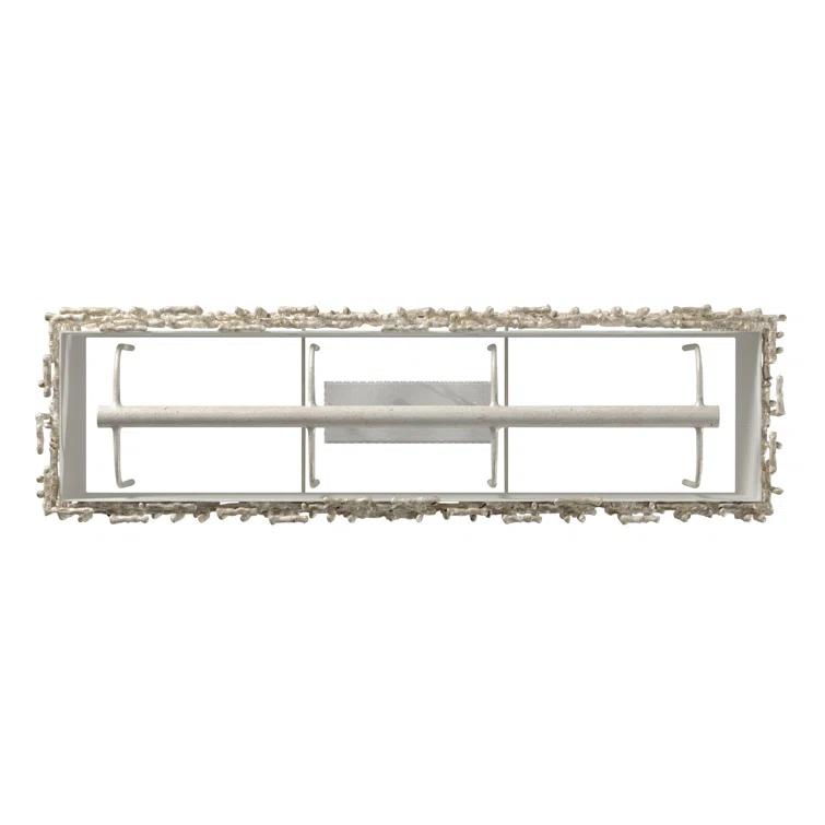 -Eight Light Linear Oval Chandelier In Transitional Style-24.25 Inches Wide By 23.75 Inches Tall-Silver Leaf Finish Fredrick Ramond Lighting