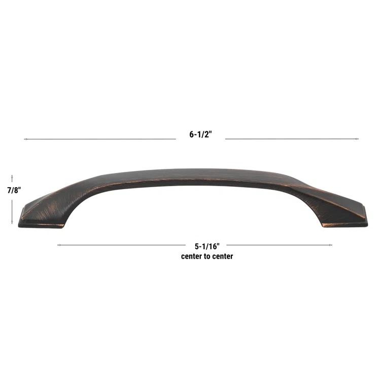 Giana Collection 5-1/16" Center to Center Solid Twisted Bar Pull