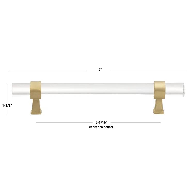 Center to Center Acrylic Bar Pull