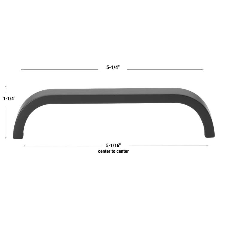 Giana Collection 5-1/16" Center to Center Curved Bar Pull