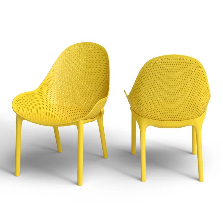 Farrah Outdoor Armless Lounge Chair