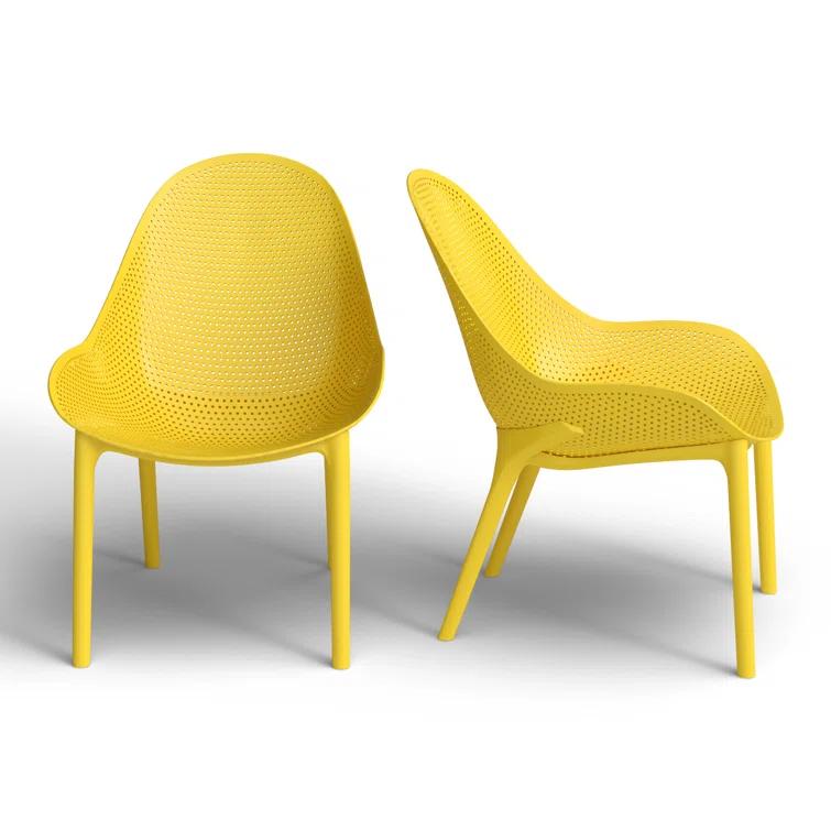 Farrah Outdoor Armless Lounge Chair