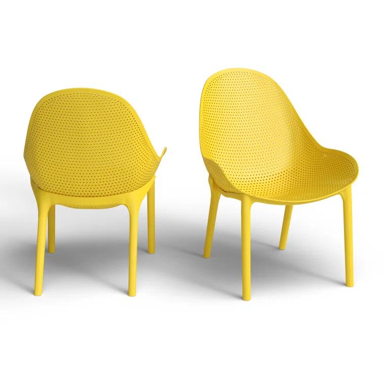 Farrah Outdoor Armless Lounge Chair