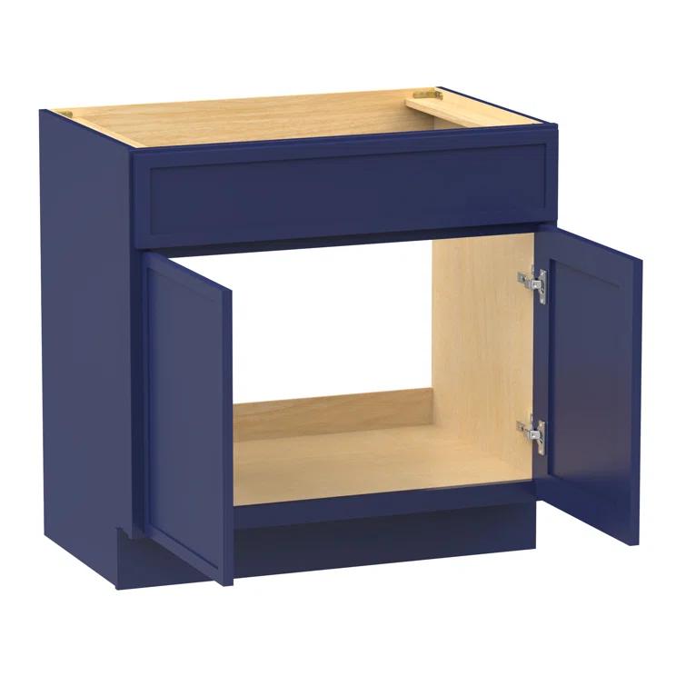 Vanity Art 39" W Birch Plywood Freestanding Single Base Storage Cabinet with Soft Close Door