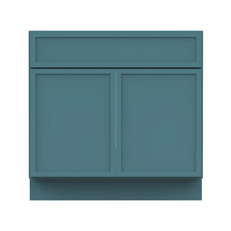 39" W Birch Plywood Freestanding Single Base Storage Cabinet with Soft Close Door