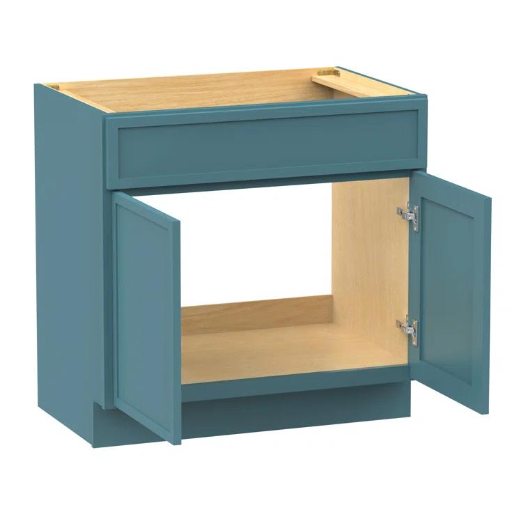 39" W Birch Plywood Freestanding Single Base Storage Cabinet with Soft Close Door