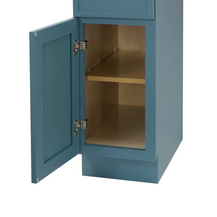 12" W Birch Plywood Freestanding Single Base Storage Cabinet