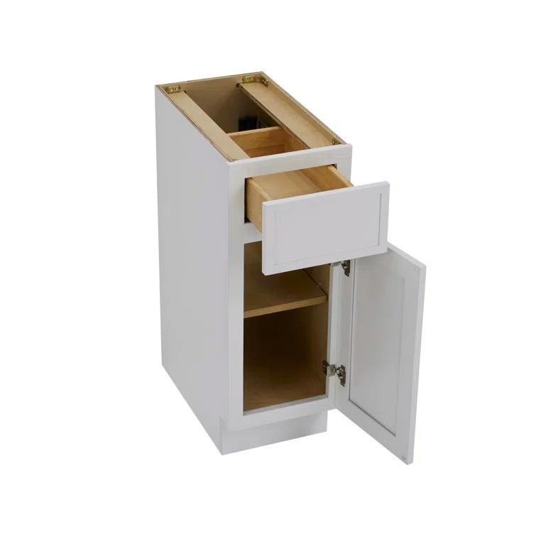 Vanity Art 12" W Birch Plywood Freestanding Single Base Storage Cabinet