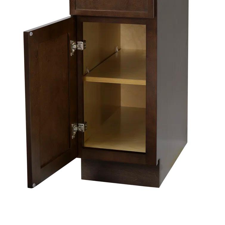 12" W Birch Plywood Freestanding Single Base Storage Cabinet