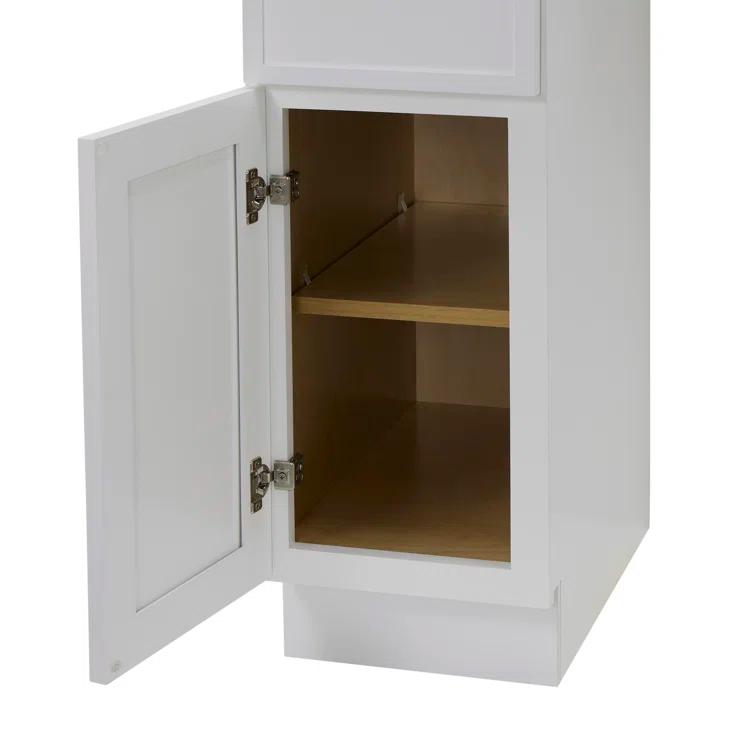 Vanity Art 12" W Birch Plywood Freestanding Single Base Storage Cabinet