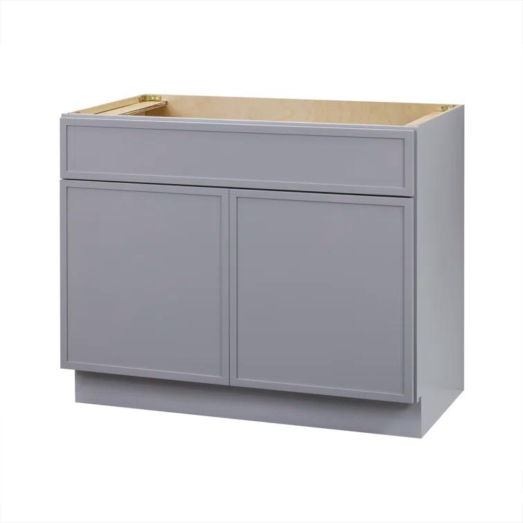 39" W Birch Plywood Freestanding Single Base Storage Cabinet with Soft Close Door