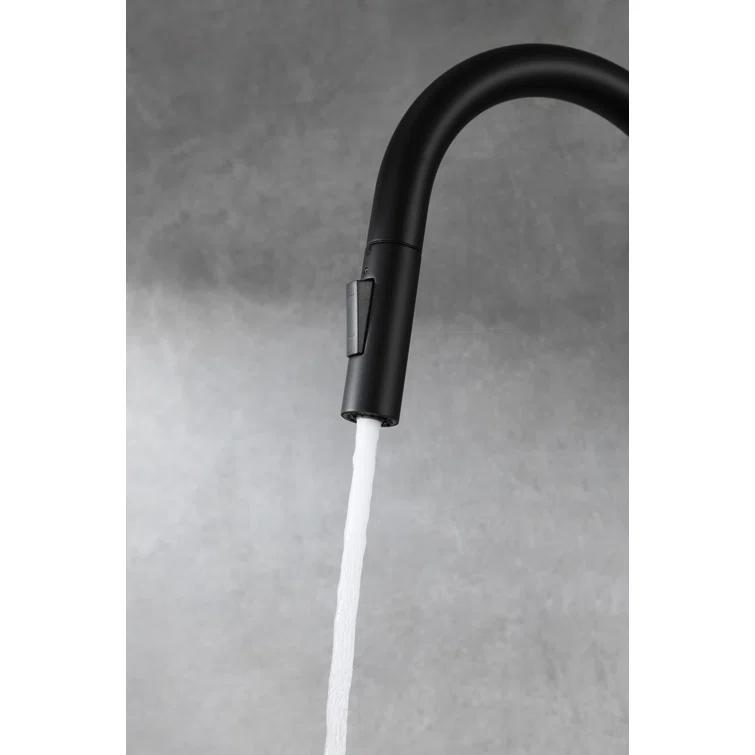 Elegant Lighting Luca Pull Down Spray Touch Kitchen Faucet