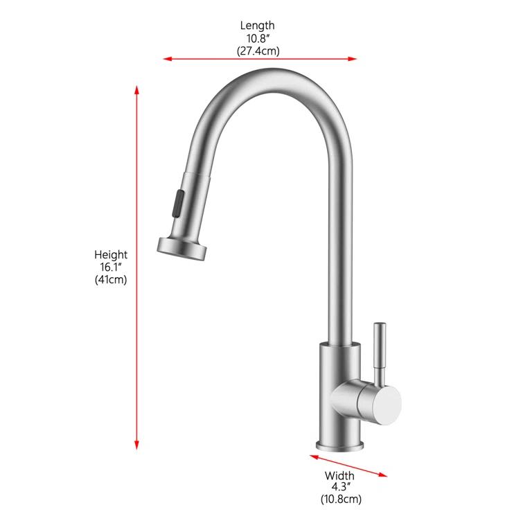 Elegant Lighting Sem Kitchen Faucet