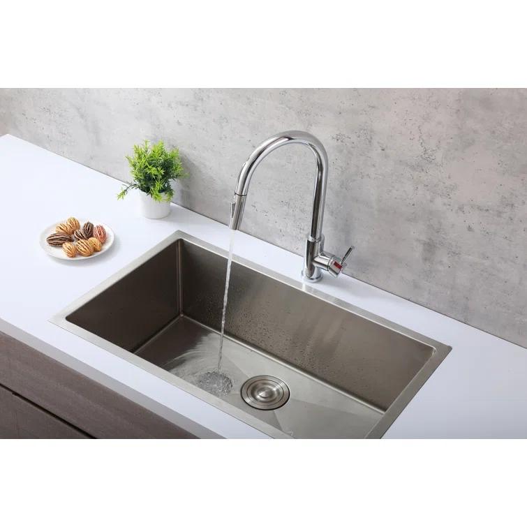 Elegant Lighting Luca Pull Down Spray Touch Kitchen Faucet