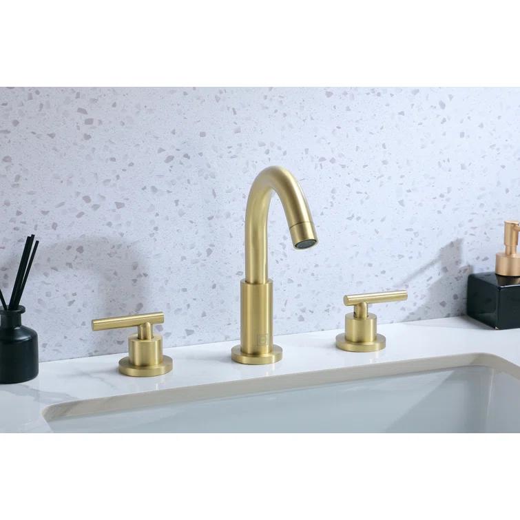 Elegant Home Living Leah Widespread 2-handle Bathroom Faucet FAV-1009MBK