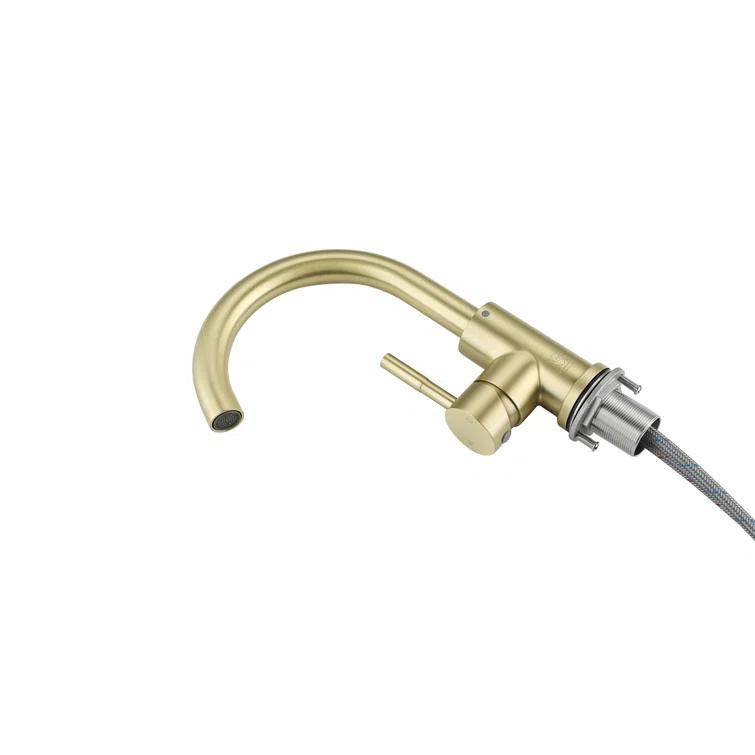 Elegant Home Living Louis Single-Hole Single-handle Bathroom Faucet FAV-1003BGD