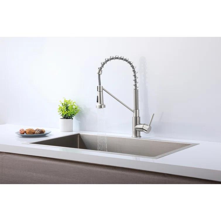 Elegant Lighting Yara Pull Down Spray Kitchen Faucet