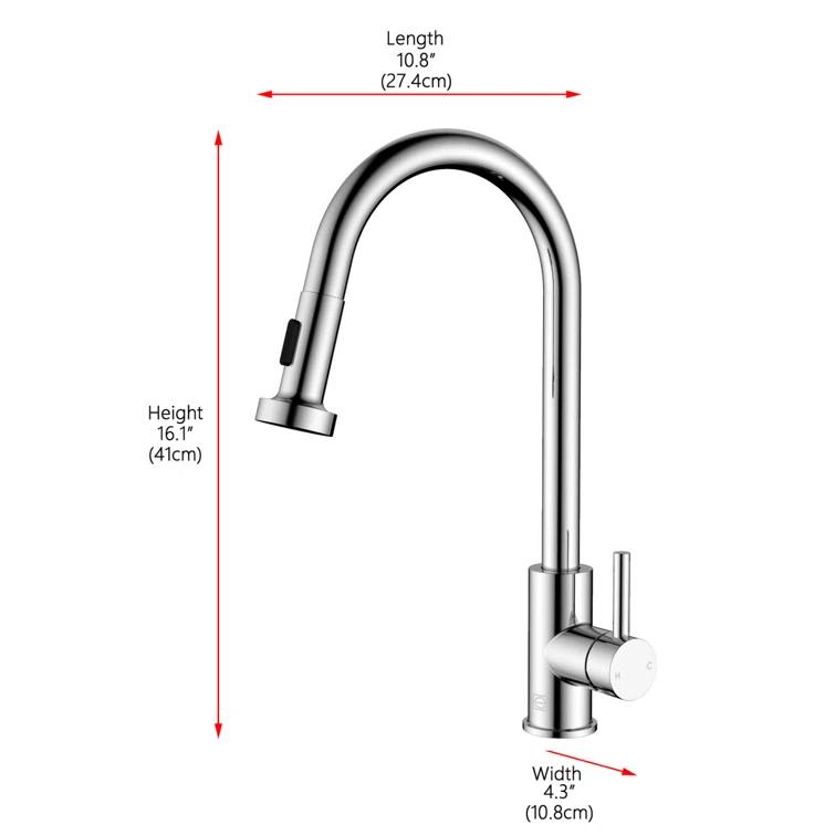 Elegant Lighting Sem Kitchen Faucet